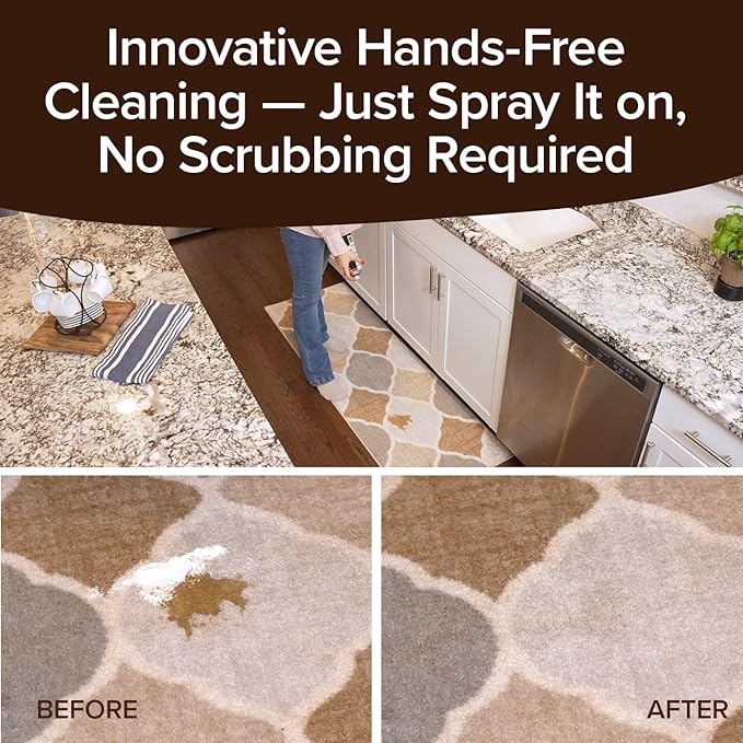 Horsepower Bull Shot No BS Carpet Spot & Stain Remover, AS SEEN ON TV, Made In USA, Just Point & Spray, No Bending or Scrubbing, Hands-Free, Stain-Lifting Foam-Action, Pets Stains & Odors, Soda & More