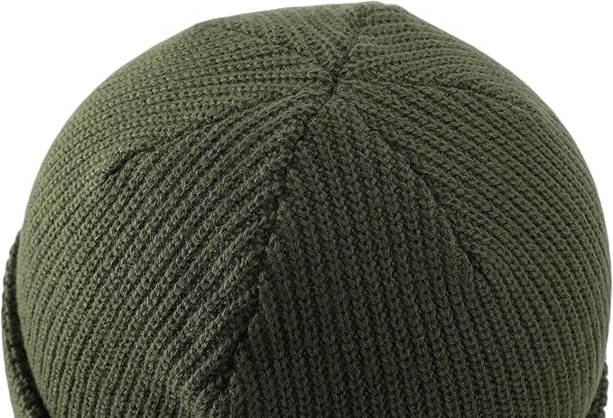 Connectyle Classic Double Layer Knit Beanie Hat Warm Thick Acrylic Winter Hats Daily Cuffed Beanies Watch Hat for Men Women