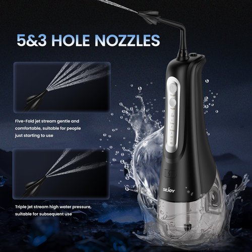 Sejoy Ear Wax Removal, Electric Earwax Cleaner, 4 Modes Ear Irrigation for Deep Wax Cleaning, IPX7 Waterproof for Shower Use - USB C Rechargeable
