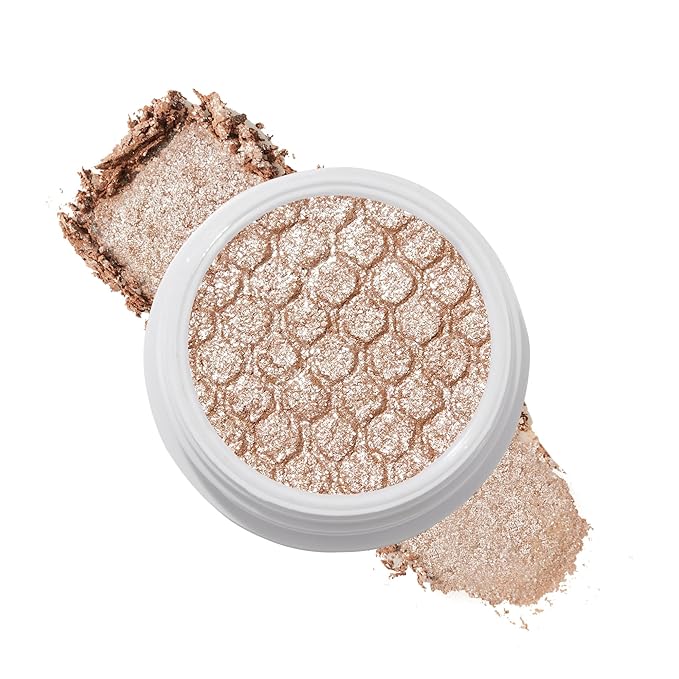 ColourPop Super Shock Shadow - High-Pigment, Crème-Powder Eye Makeup - Single Glitter Eyeshadow with Minimal Fallout and Unique Bouncy Texture - Sheer Nude Eyeshadow - Ritz (0.07 oz)