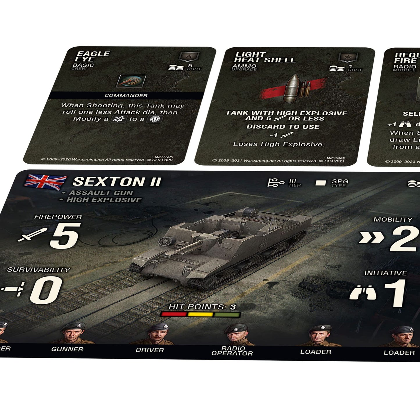 Gale Force Nine World of Tanks: Sexton II - Wave 8 Assault Gun Expansion, Miniatures Game