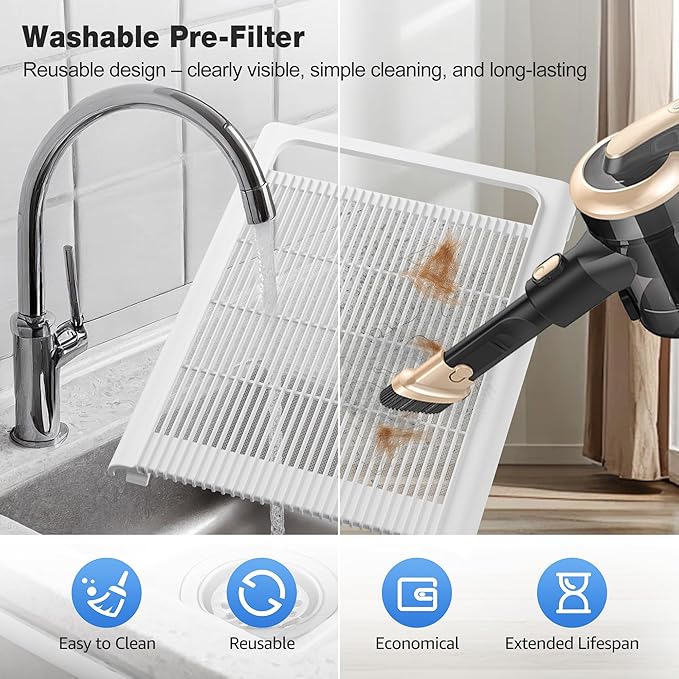 KNKA Air Purifier for Home Bedroom Large Room Up to 3,500 Ft², HEPA Air Cleaner with Washable Pre-Filter, AHAM VERIFIDE, AQI Display, ECO Mode, Pet Mode for Pets, Allergies, Dust, Pollen, APH4000