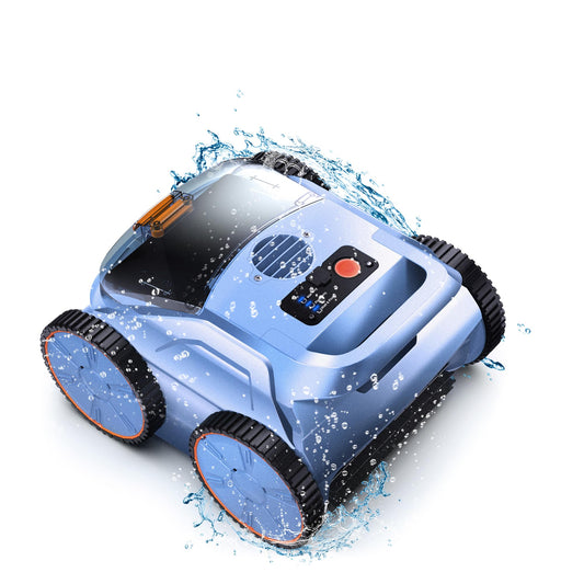 Robotic Pool Vacuum, Pool Cleaner for Inground Pools, Smart Navigation, Floor/Wall/Waterline Cleaning, 150 Mins Runtime for Pool Up to 2000 Sq.ft