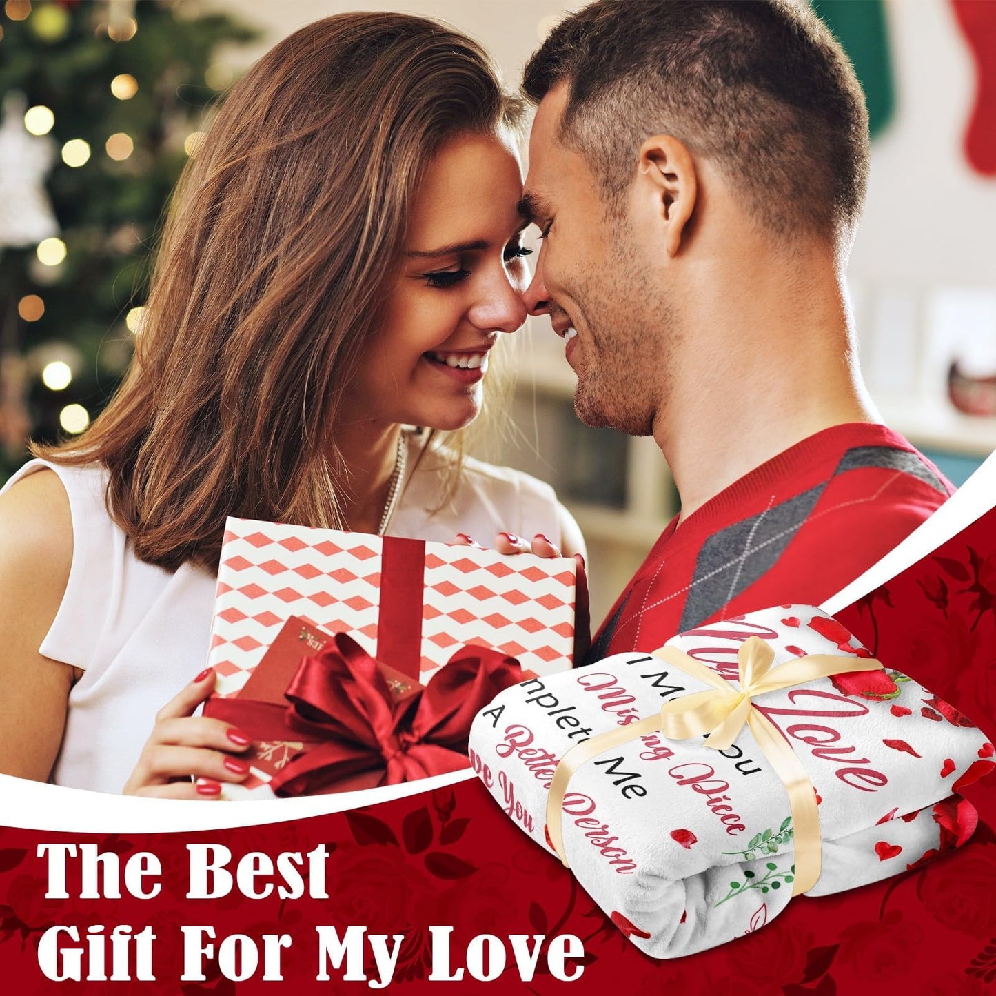 Gifts for Her Wife Girlfriend - To My Love Blanket - Anniversary Wedding Gift for Women - Romantic I Love You Gifts for Her - Wife Girlfriend Birthday Gift Ideas - Christmas & Valentines Day - 50"x60"