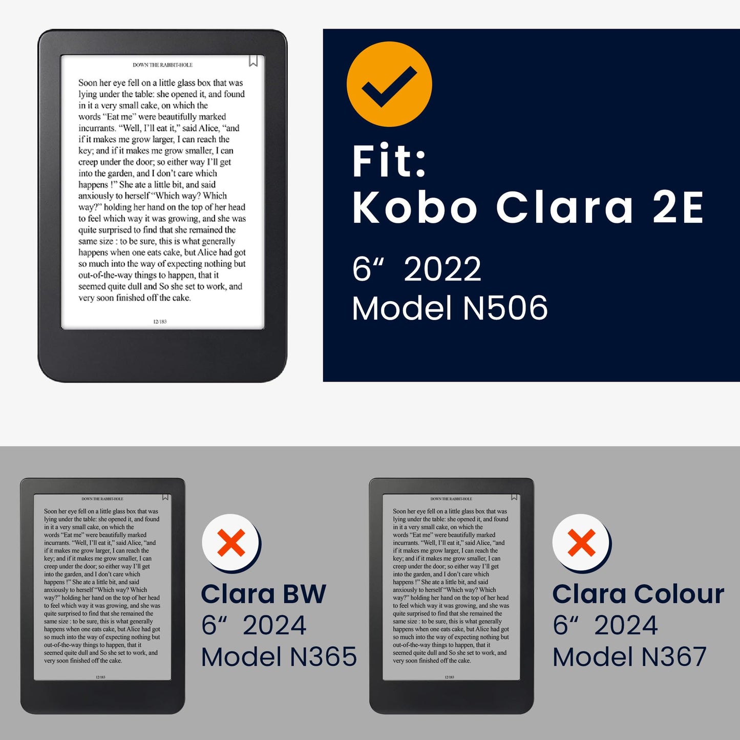 Kwmobile Origami Case Compatible With Kobo Clara 2E / Tolino Shine 4 Case - Slim Pu Leather Cover With Stand - Black