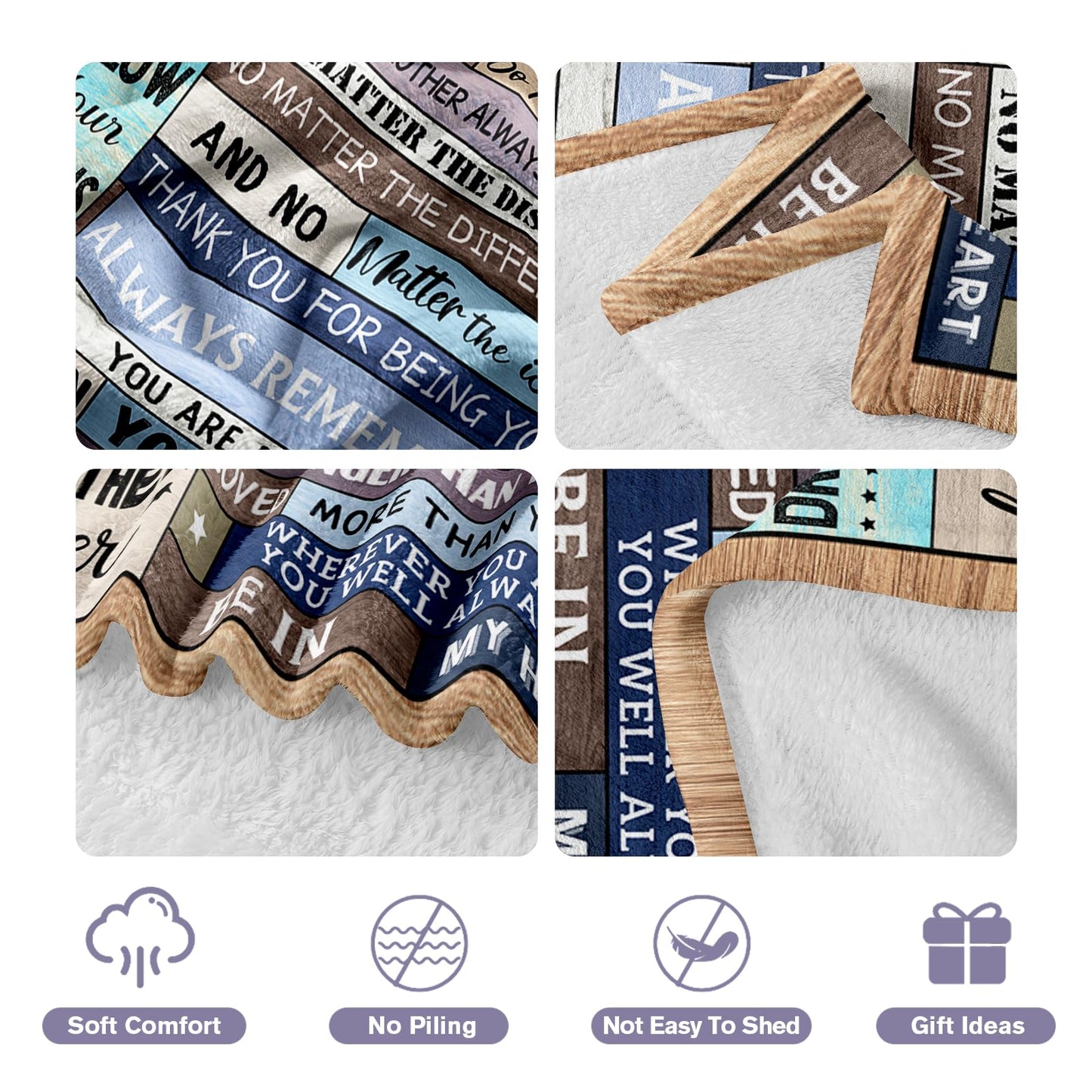 NIVAY Brother Gifts from Sister Brothers - Big Brother Birthday Gifts - Fathers Day Christmas Graduation Birthday Presents for Brothers Adult from Sister Blanket 50"X60"