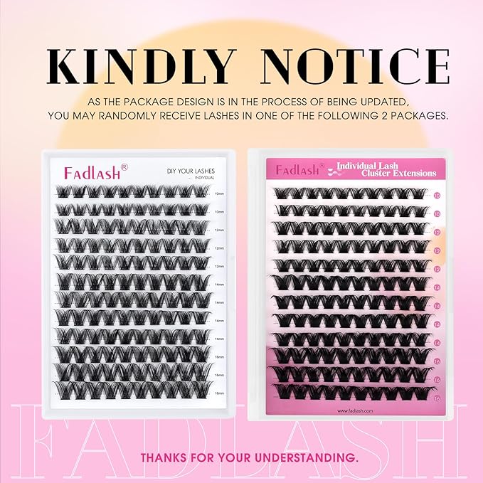Lash Clusters 10-16mm 120pcs Individual Lashes Cluster Mixed Tray D Curl Lash Clusters DIY Eyelash Extensions Individual Cluster Lashes DIY Lash Extension Kit Home (F10-0.07D, 10-16mm)