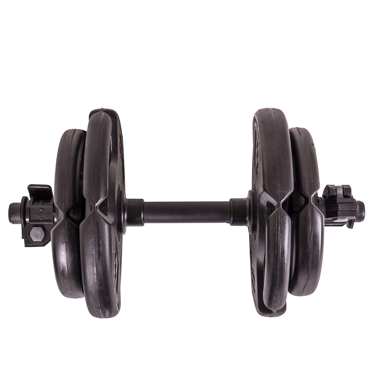 The Step Fitness Adjustable Dumbbell Set, 35 lbs with Dumbbell Bars, Collars, and Weights