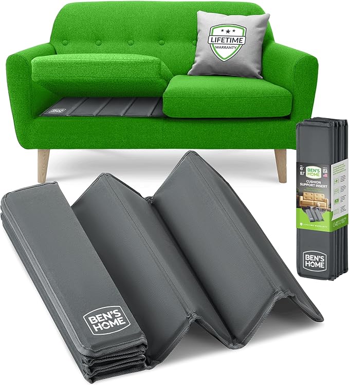 BEN'SHOME® Heavy Duty Loveseat Cushion Support Board – Instantly Repair Sagging Sofa Seat | 19.7" x 38"-45 | .5" Furniture Grade Wood Under Cushions Insert, Anti-Slip, Extend Sofas & Couches Life