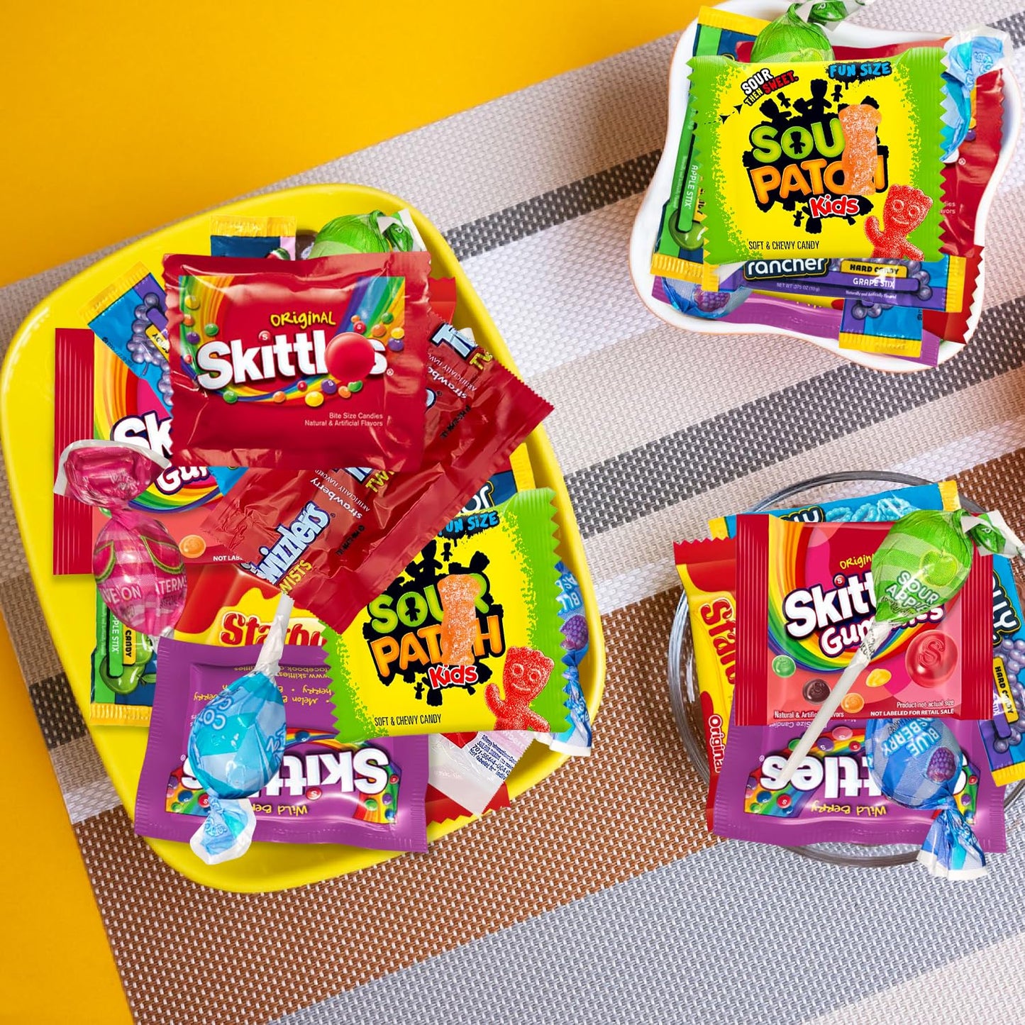 Bulk Candy Mix Variety Pack – 5lb Assortment of Individually Wrapped Chewy & Hard Sweets - Candy for Party Favors, Goodie Bags, Buffets, Office Snacks, Birthday Treats, and Gifting