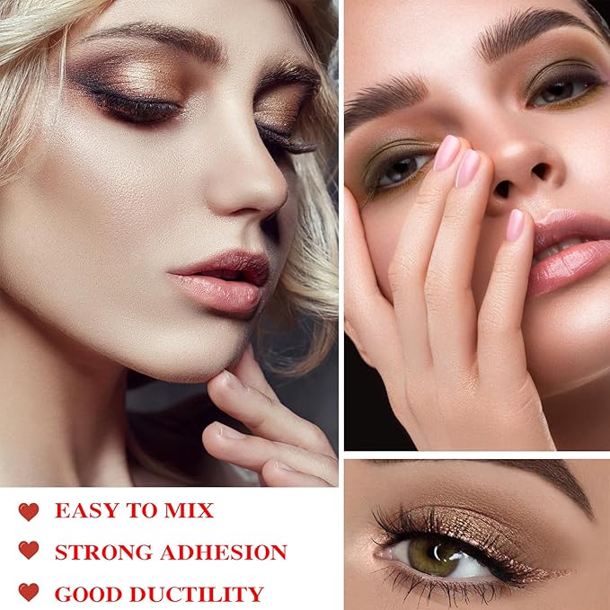 10 Shades Nude Matte Eyeshadow Palette,Shimmer Naked Eyeshadow Palette,Eye Shadow Palette Natural Flash Waterproof Durable Smoked Professional Makeup Palette With Brush 02