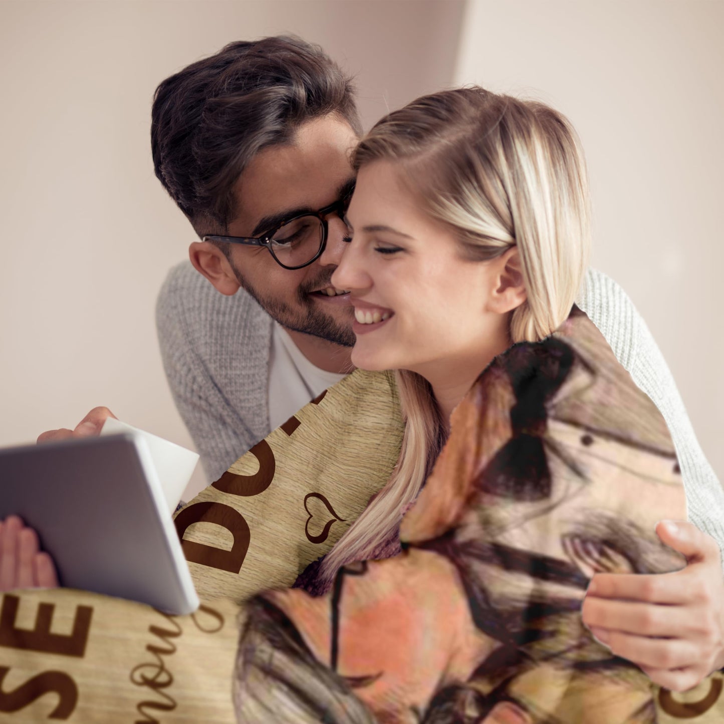 Neuturs Gifts for Him Her, Boyfriend Birthday Gift, Wedding Anniversary Blanket for Women/Men/Couple, Christmas Valentine Birthday Gift for Girlfriend/Wife/Husband, Romantic I Love You Blanket 60"X50"