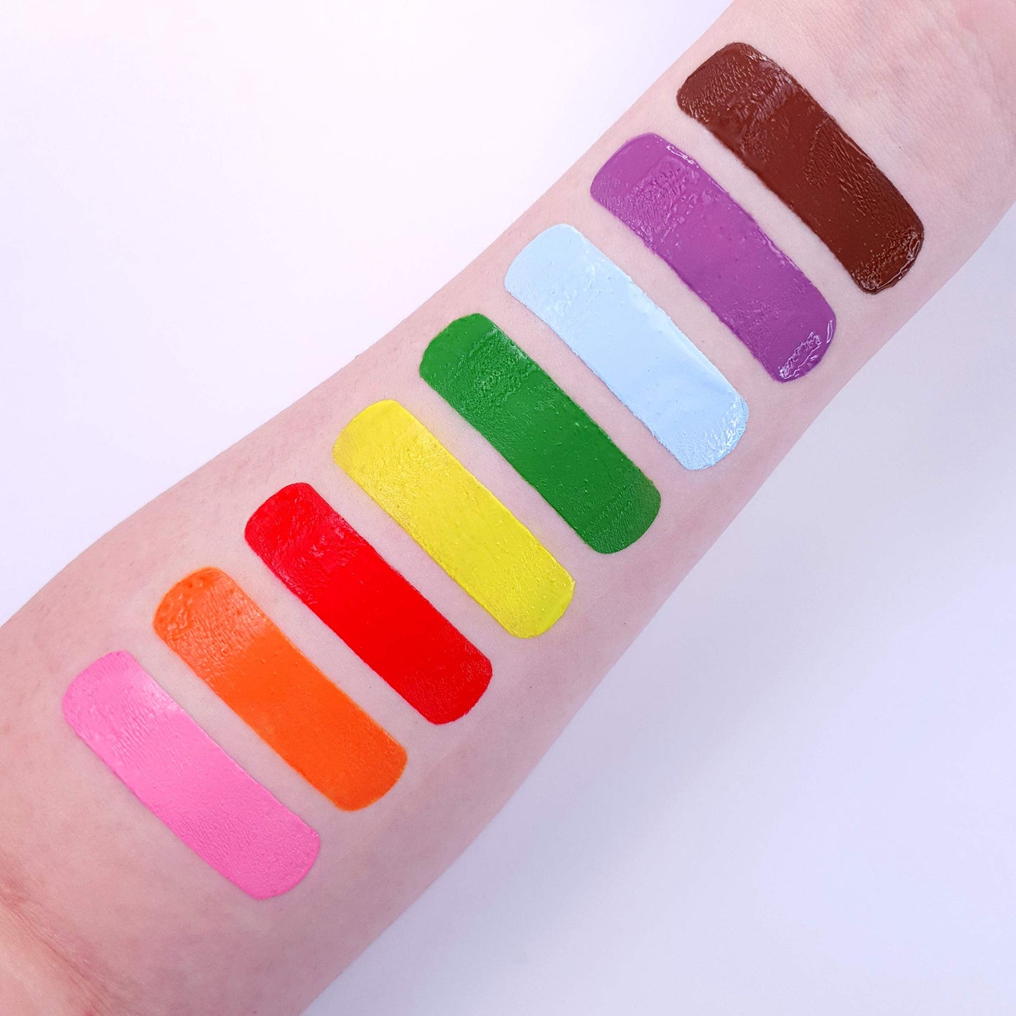 Face & Body Paint with Brush Applicator by Moon Creations - 0.50fl oz - Set of 8 colours