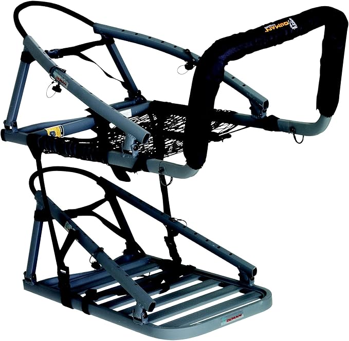 Ol'Man TREESTANDS Alumalite CTS Climbing Stand, Aluminum Construction with 21" Wide Net Seat