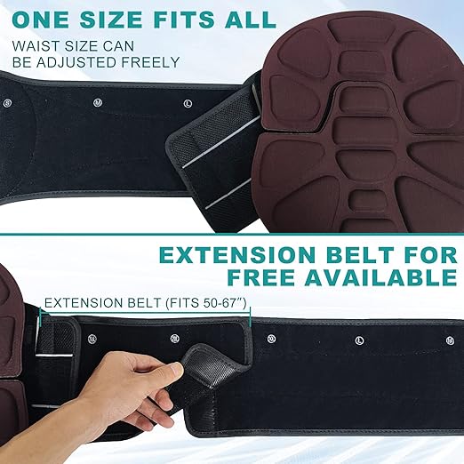 TANDCF LSO Spine Decompression Support-Entire ARC Back Brace for Women & Men,3D PAD Plus Lumbosacral Corset Belt with Adjustable Pulley System Decompression Back Support for Sciatica,Herniated Discs