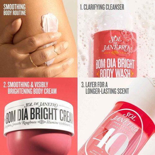 Sol de Janeiro Cheirosa Hair & Body Fragrance Mist Full Size and Travel Size Set - Home and Away Bundle - 8.1 & 3 fl oz Duo (Cheirosa 40)