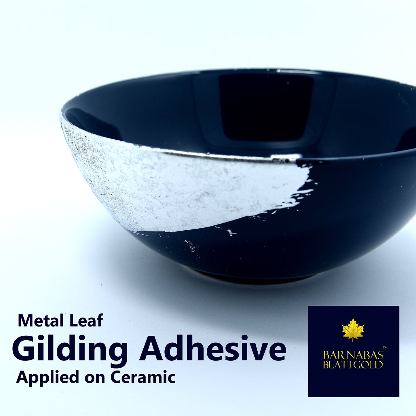 Barnabas Blattgold Gold Leaf Gilding Adhesive 60ml, Gold Foil Gilding Adhesive for Arts and Plating