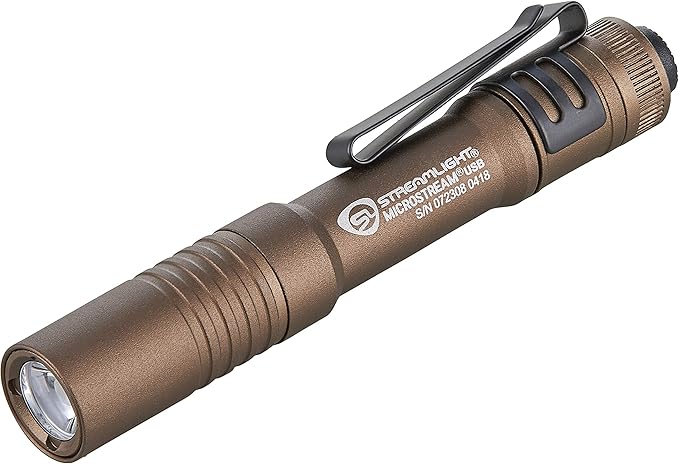 Streamlight 66608 MicroStream 250-Lumen EDC Ultra-Compact Flashlight with USB Rechargeable Battery, Clear Retail Packagin...