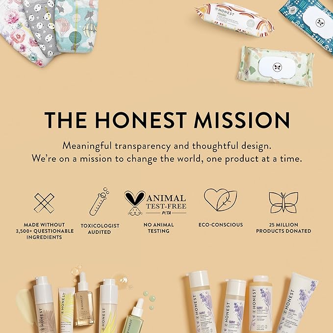 The Honest Company Nourish and Cleanse Naturally Scented Wipes Cleansing Multi-Tasking 99% Water Plant Based Hypoallergenic Sweet Almond 240 Count