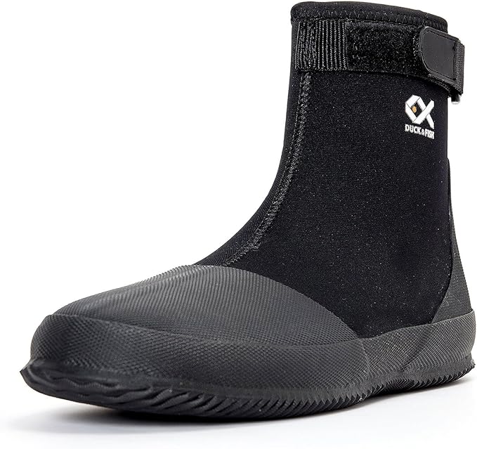 Duck and Fish Black Neoprene Wading Shoe