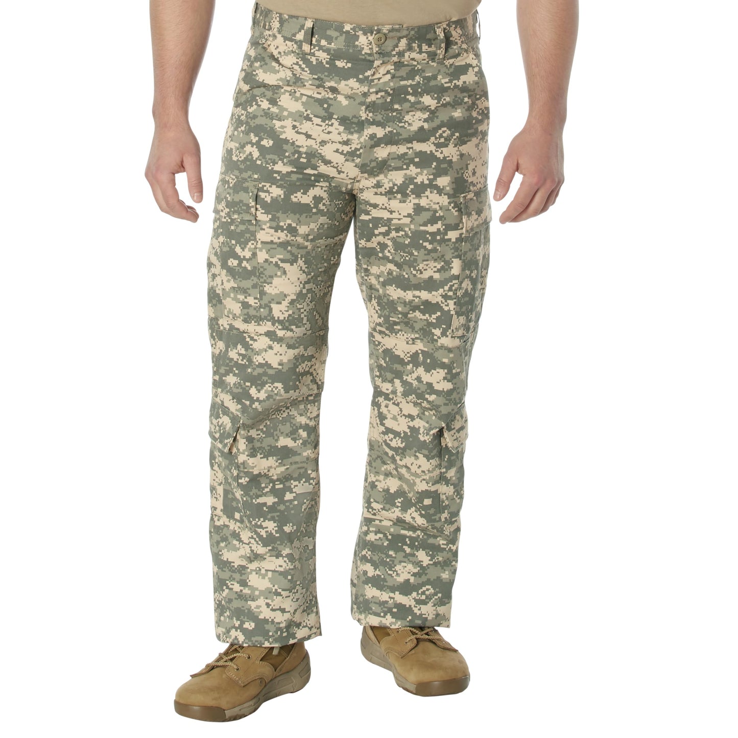 Rothco Vintage Paratrooper Cargo Fatigue Pants – Tactical Outdoor Comfortable Casual, ACU Digital Camo, XL