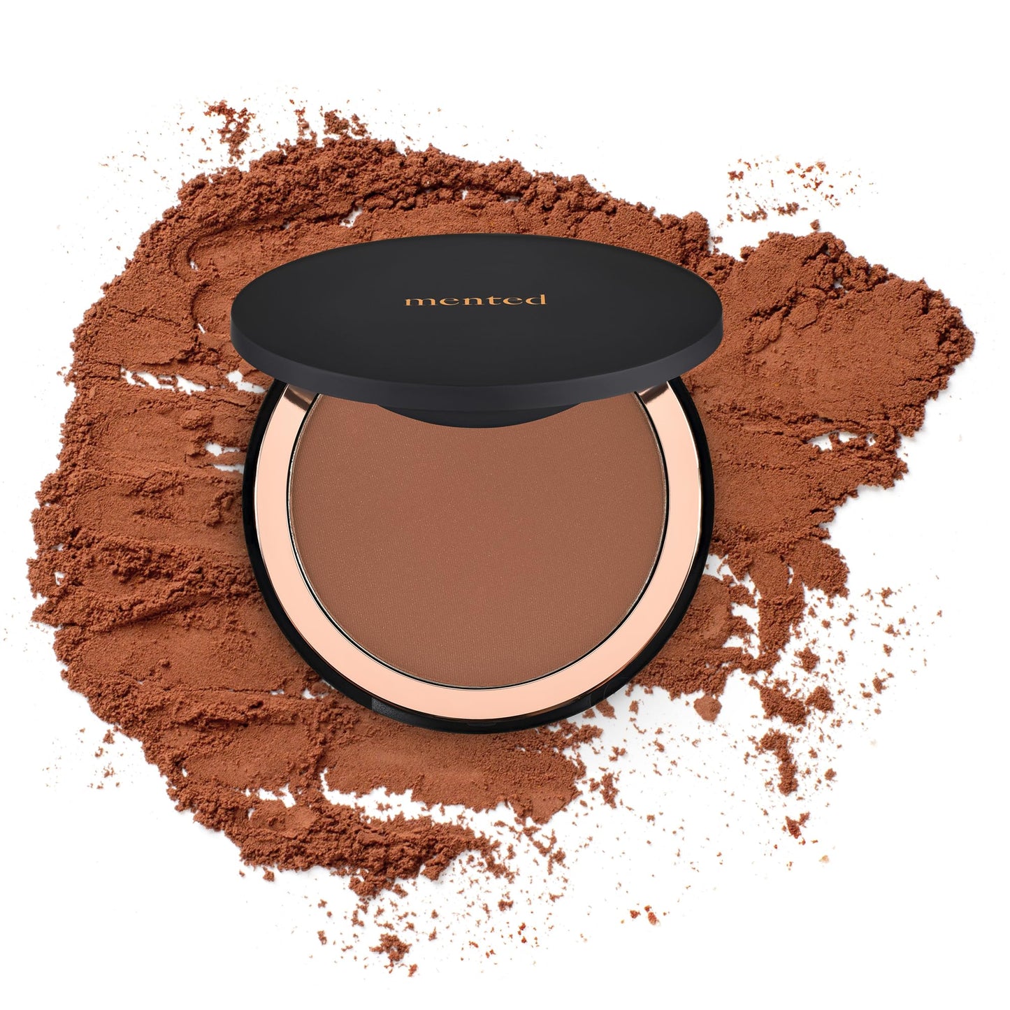 Mented Cosmetics Made in Italy, Cruelty Free Makeup, Vegan, Paraben Free, Shimmer Bronzer, Highlighter Bronzing Powder Palette f