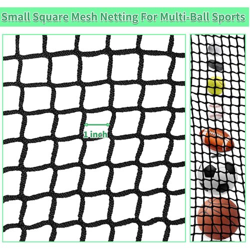 IUZEAI 10x20ft High Impact Golf Practice Net - Heavy Duty Nylon Netting Material - Includes Installation Rope