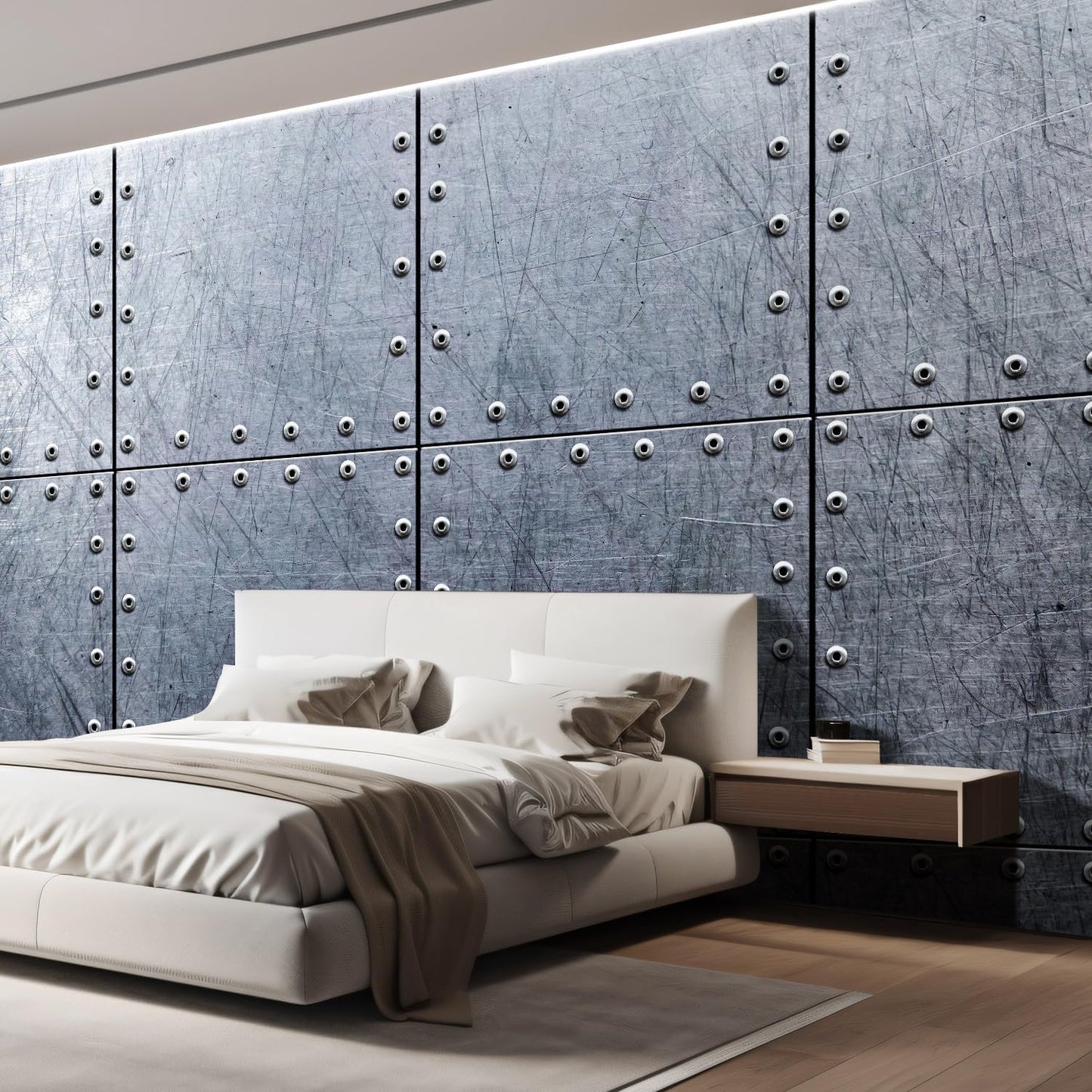wall26 Metal Wallpaper Background Canvas Art Wall Decor - 120x168 inches