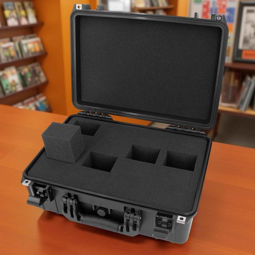 CASEMATIX Graded Card Case Pro Edition Compatible with 120+ BGS PSA Graded Sports Trading Cards, Waterproof Graded Slab Trading Card Box with Precision Cut Graded Card Storage Box Foam Dividers