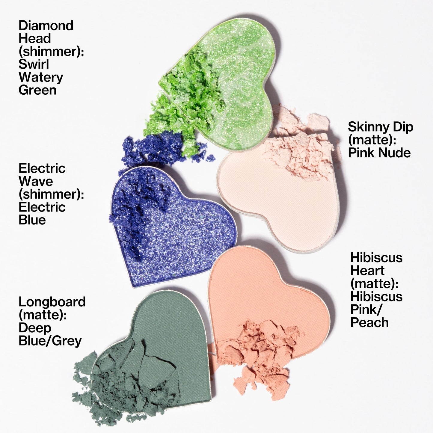 Pacifica Eyeshadow Palette – Waikiki, 10 Blendable Shades, Talc-Free, Vegan, 0.24 oz