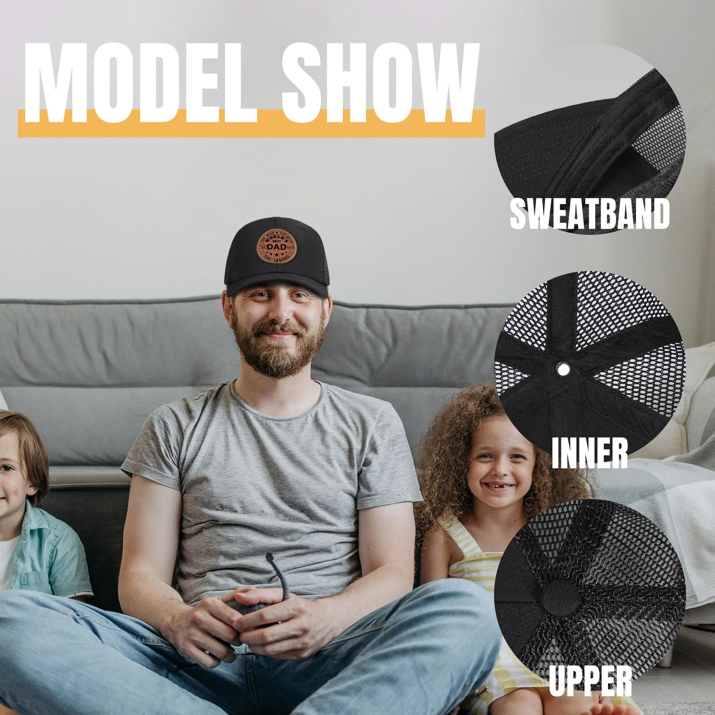 Dad Gifts from Daughter Son Family for Men,Unique Fathers Day Hat Gift for Birthday Christmas