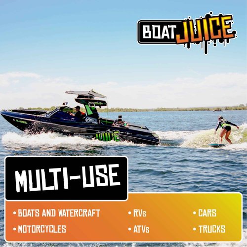 Boat Juice Interior Boat Cleaner 32oz & 1G Bundle - Boat Seat Cleaner, Boat Vinyl Cleaner Protectant, Boat Carpet Cleaner, Boat Upholstery Cleaner, Boat Cleaning Supplies (Kit)
