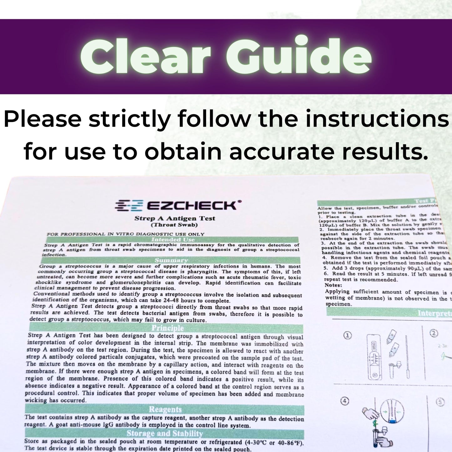 EZCHECK® at-Home Throat Test (10 Tests)