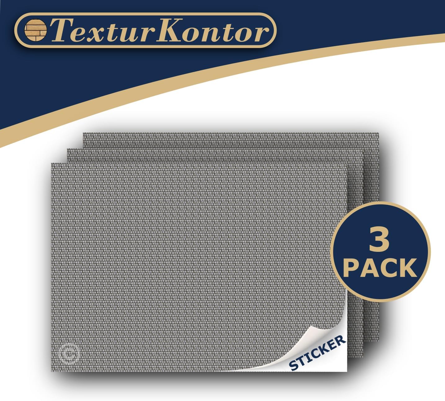 3 Sheets Self-Adhesive Decorative Film Paving Stones and Surfaces for Model Making in Scale 1:87 Scale H0 (UK: 3.5 mm Scale) (Cobblestone)