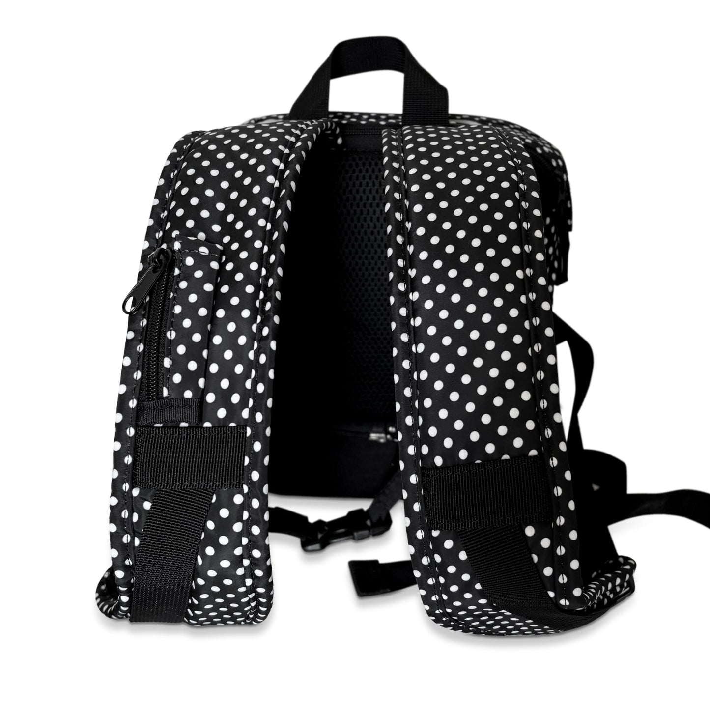 O2TOTES WEAR YOUR OXYGEN WITH STYLE Backpack fit for Rhythm p2 poc, lightweight backpack, comfortable, mesh (Nylon, black white polka)