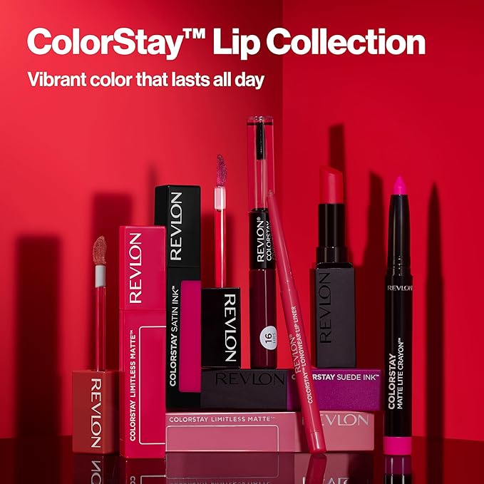 Revlon Liquid Lipstick with Clear Lip Gloss, ColorStay Overtime Lipcolor, Stocking Stuffer for Women, 370 Everlasting Rum, 0.07 fl oz