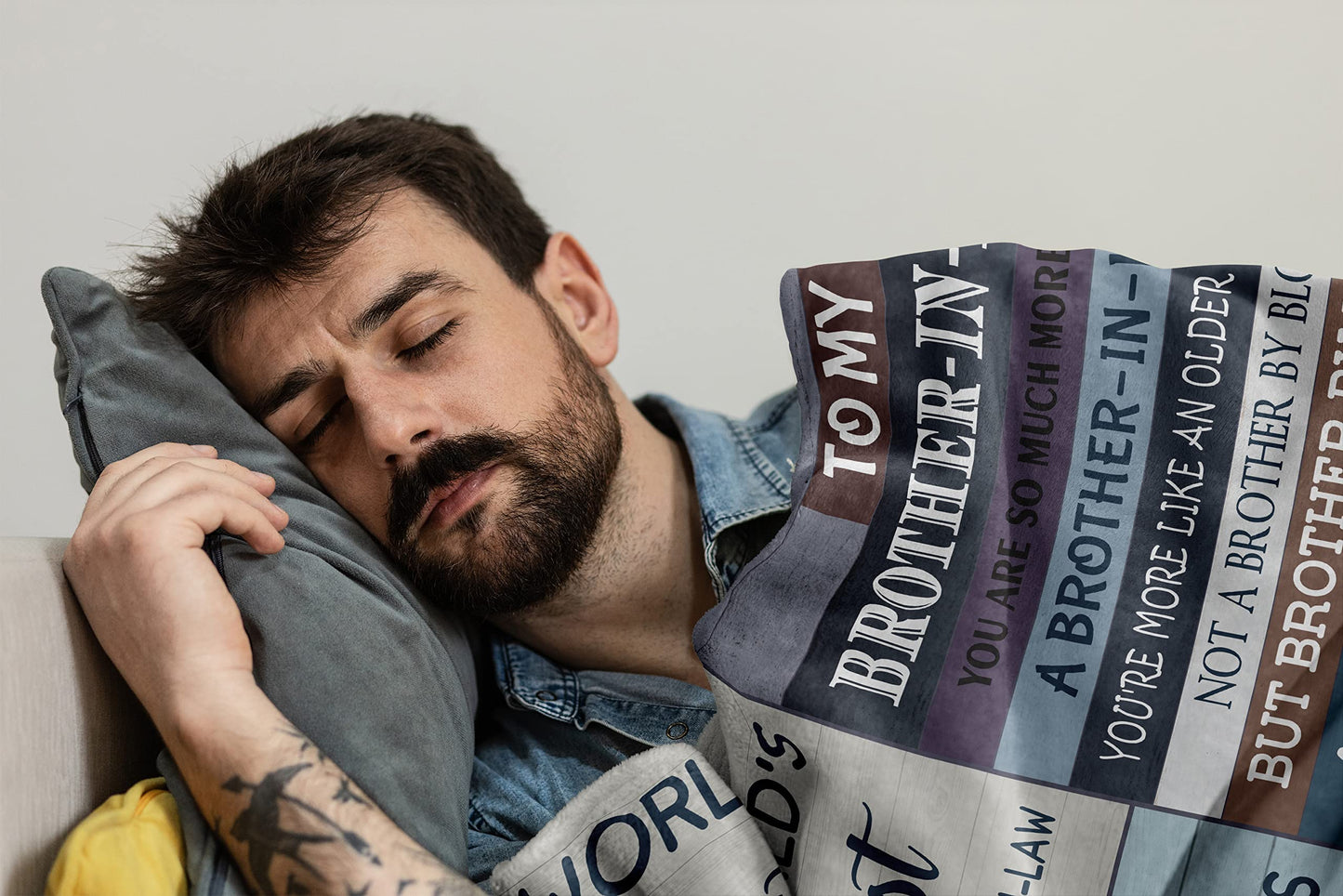 Pozevan Brother in Law Birthday Gift, Brother in Law Blanket (60x50 Inches)