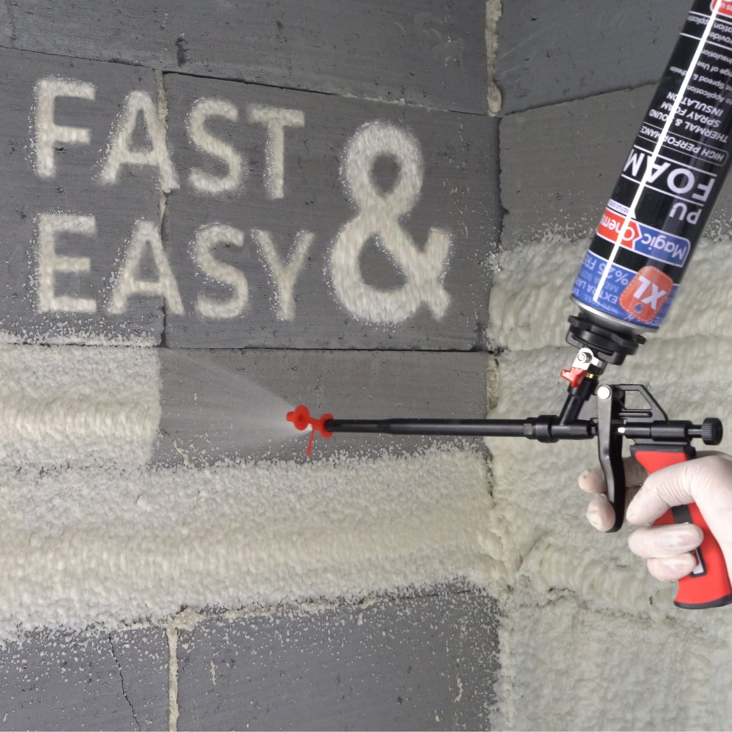 Spray Foam Insulation Can (1 Pack-25.4 oz) Expanding Foam Sealant for Thermal & Acoustic Insulation, Closed Cell, High Density Spray Foams, Covers up to 20 Board feet/sq. ft.