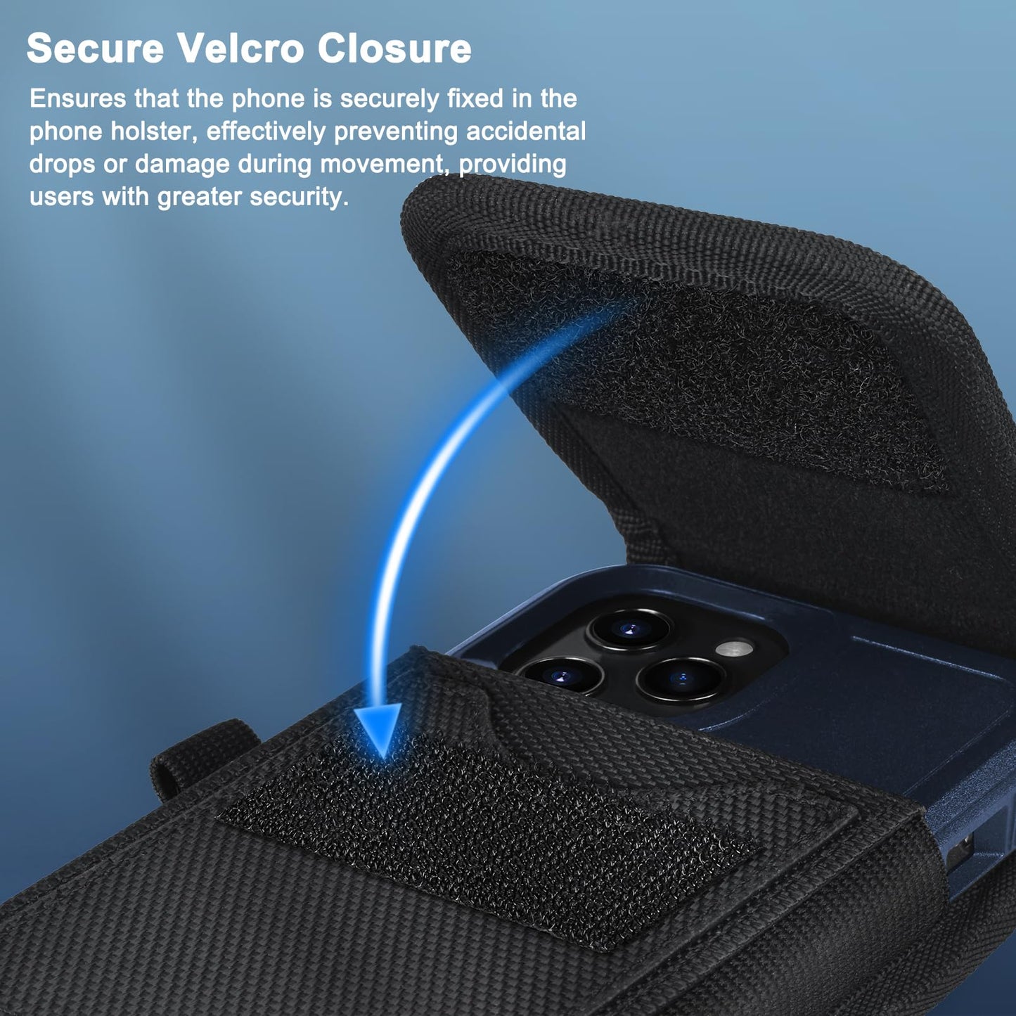 Ykooe Cell Phone Holster Compatible With Samsung Galaxy S25/S24/S23/S22/S21/S20 Ultra, Pixel 8/7 Pro, Belt Clip And Card Holder,