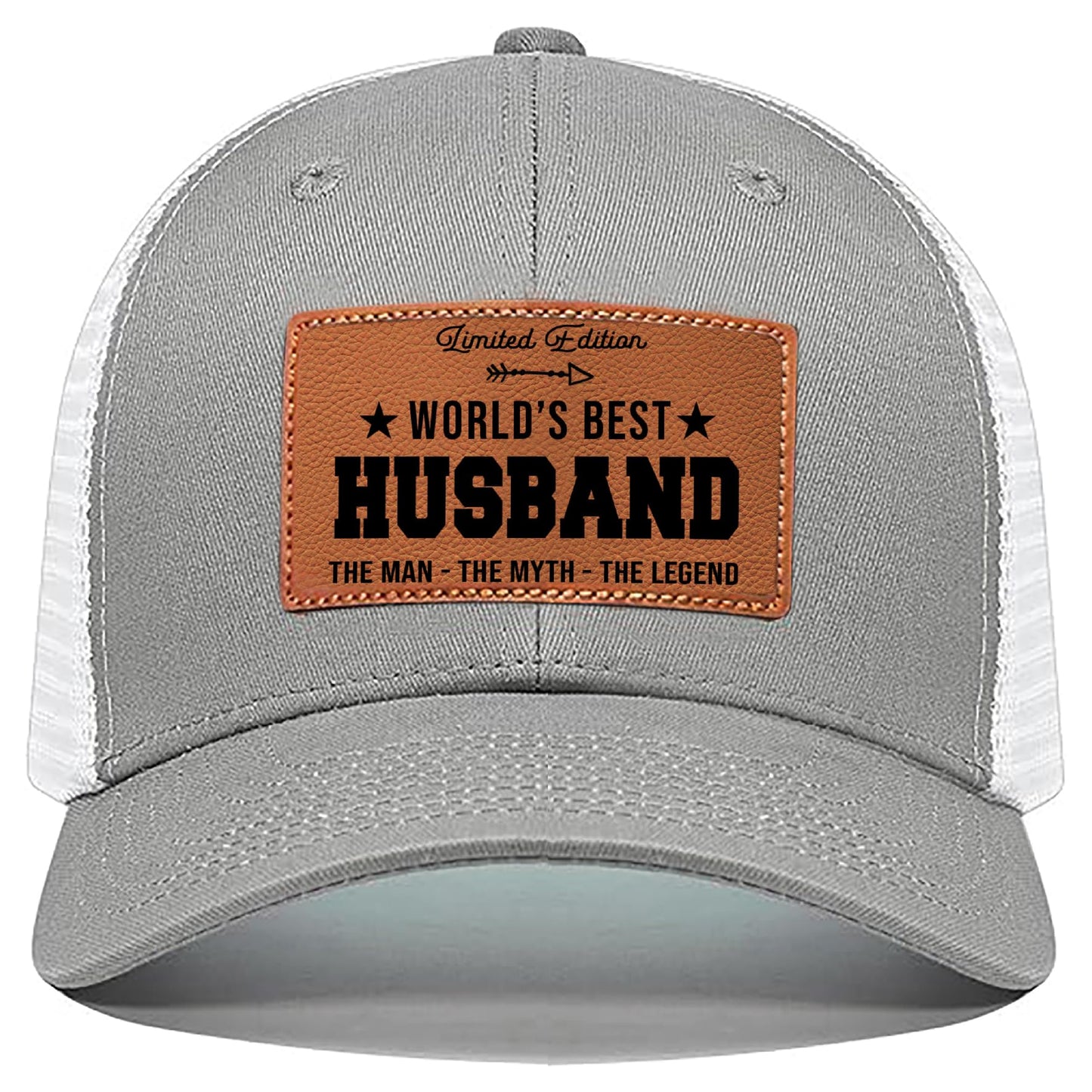 VIOZOFA Best Husband Ever Hat, Men's Grey Baseball Cap, Husband Gifts for Birthday, Anniversary, Valentine's Day, Christmas