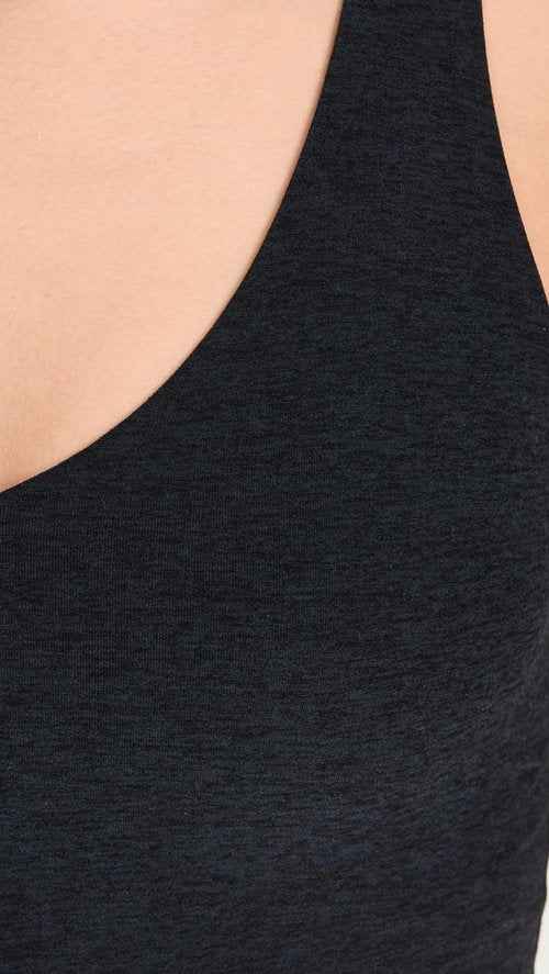 Beyond Yoga Women's Spacedye Good Day Cropped Tank, Darkest Night, M