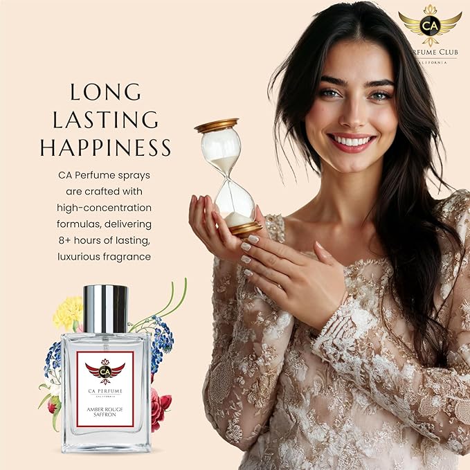 CA Perfume Impression of Glam Jasmine for Women Floral Fragrance Long Lasting Perfumes for Women Eau De Parfum 1.7 Fl Oz 50ml