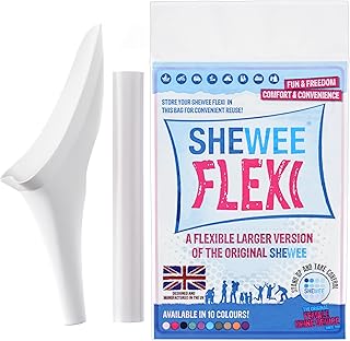 SHEWEE Flexi – The Original Female Urinal – Made in The UK – Reusable, Flexible & Portable Urination Device. Festival, Cam...
