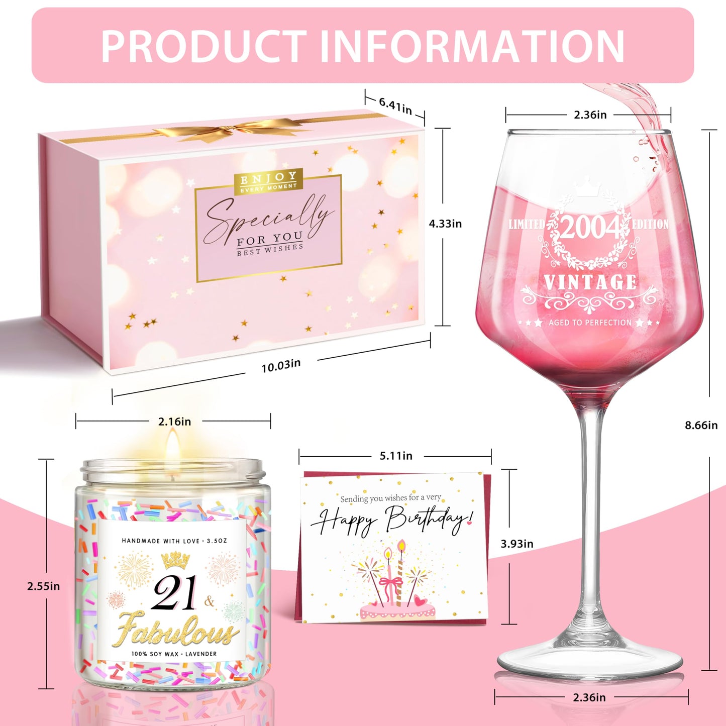 Unique 21st Birthday Decorations & Gifts for Her: Funny Ideas for Friends, Sisters, Daughters Turning 21
