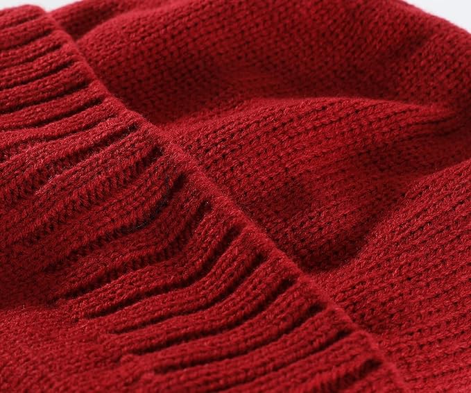 Home Prefer Mens Winter Hat Knit Earflap Hat Stocking Caps with Ears Beanie Hat