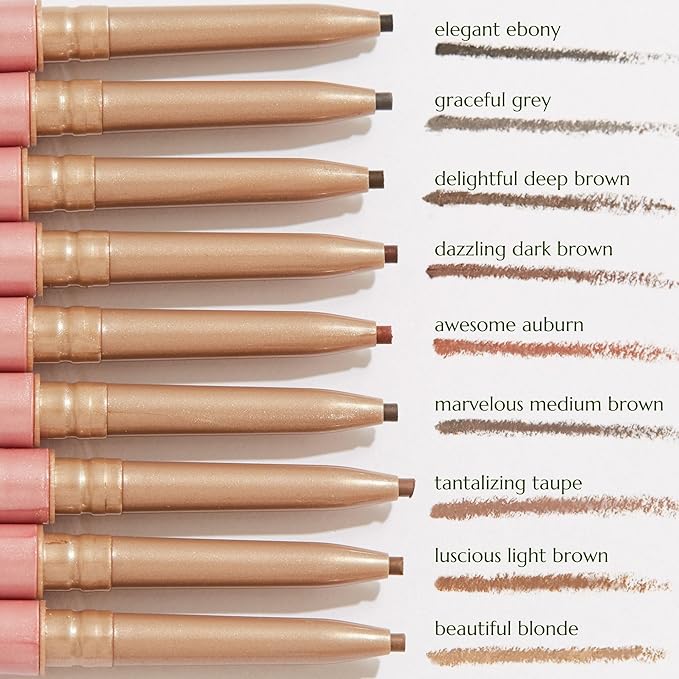 Chella Eyebrow Pencil – Easy-to-Use Brow Definer for Shaping, Filling & Blending – Long-Wear Ebony Eyebrow Pencils for Women with Precise Tip (Ebony)