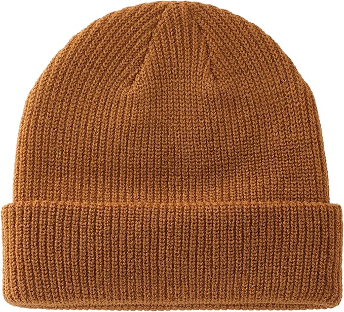 Connectyle Classic Double Layer Knit Beanie Hat Warm Thick Acrylic Winter Hats Daily Cuffed Beanies Watch Hat for Men Women