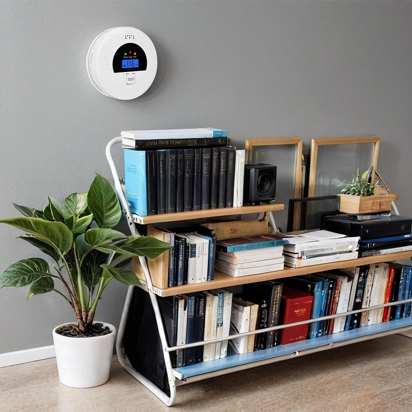 Smoke and Carbon Monoxide Detector, Fire Alarms Smoke Detectors with Battery Operated, Sound Warning