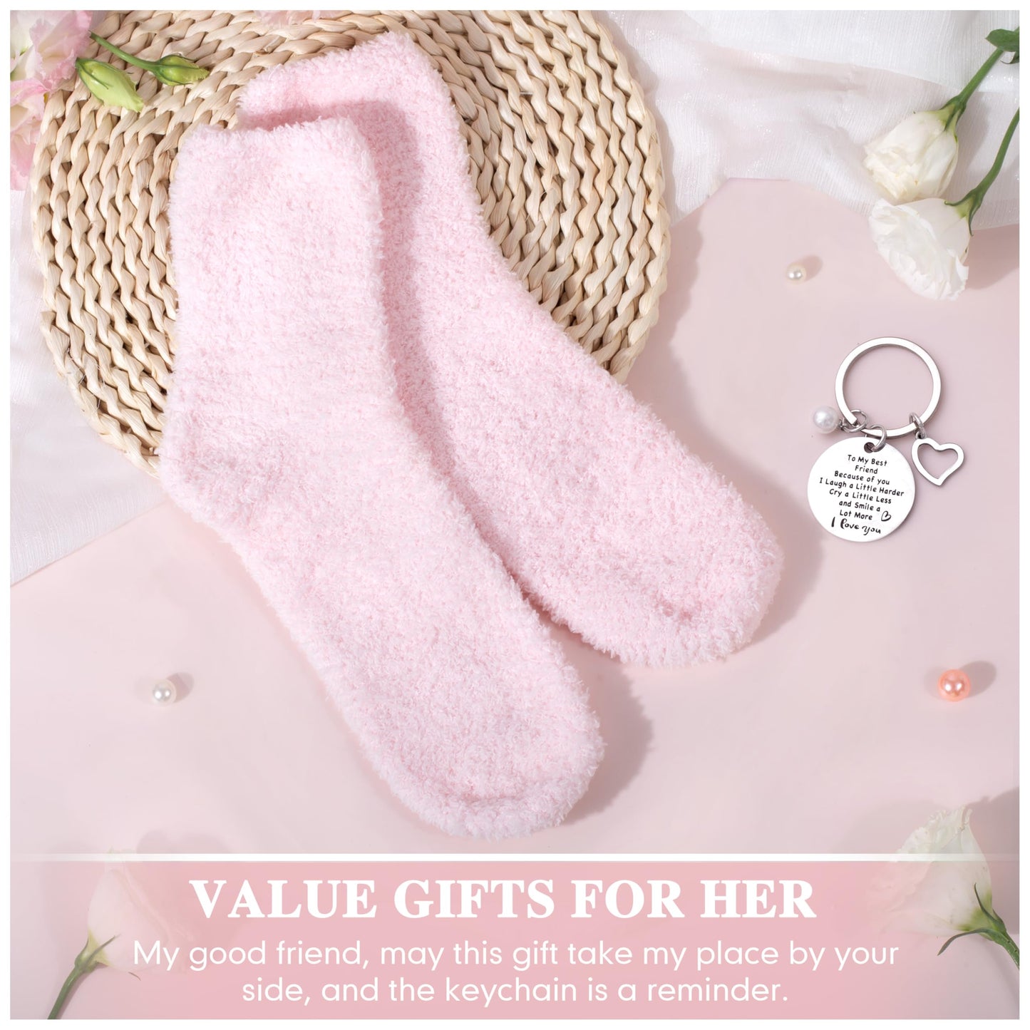 Lepiche Birthday Gifts For Women Friendship Best Friend Birthday Gifts For Women Sister Bestie Bff - Coffee Mug, Bracelet, Key-Chain, Scented Candle
