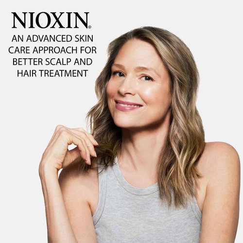 Nioxin System Kit 4, Cleanse, Condition, and Treat the Scalp for Thicker and Stronger Hair, 3 Month Supply + Night Density Rescue, Overnight Leave-in Antioxidant Serum for Hair Density and Thickness